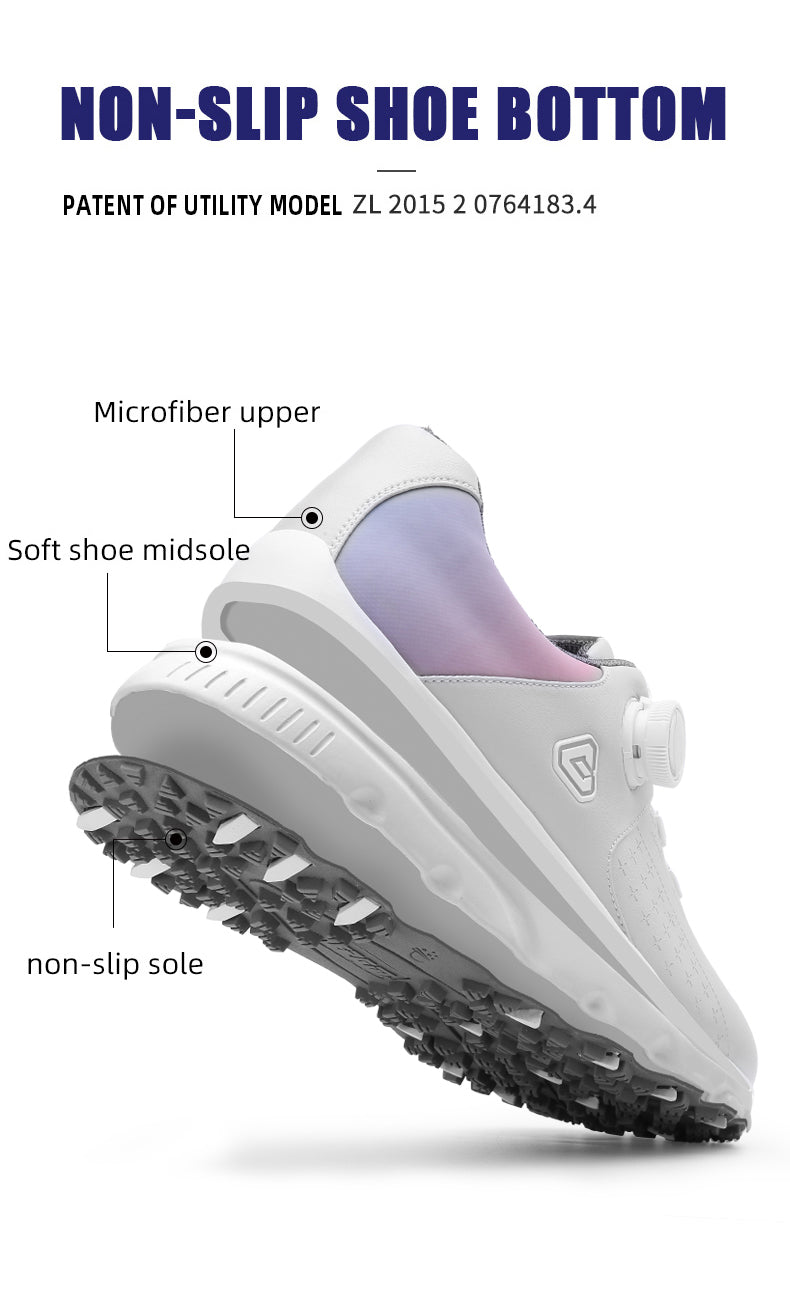 PGM XZ232 male luxury waterproof rubber practice golf shoes for men