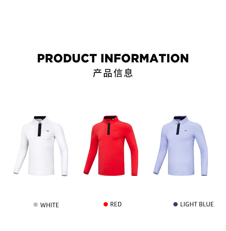 PGM YF491 men polo shirts plain golf polo blank t shirt long sleeve odm golf polo