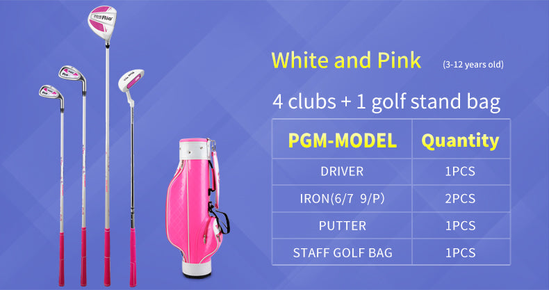 PGM JRTG004 RIO Series Colorful Children Junior Golf Club Set Hot sale