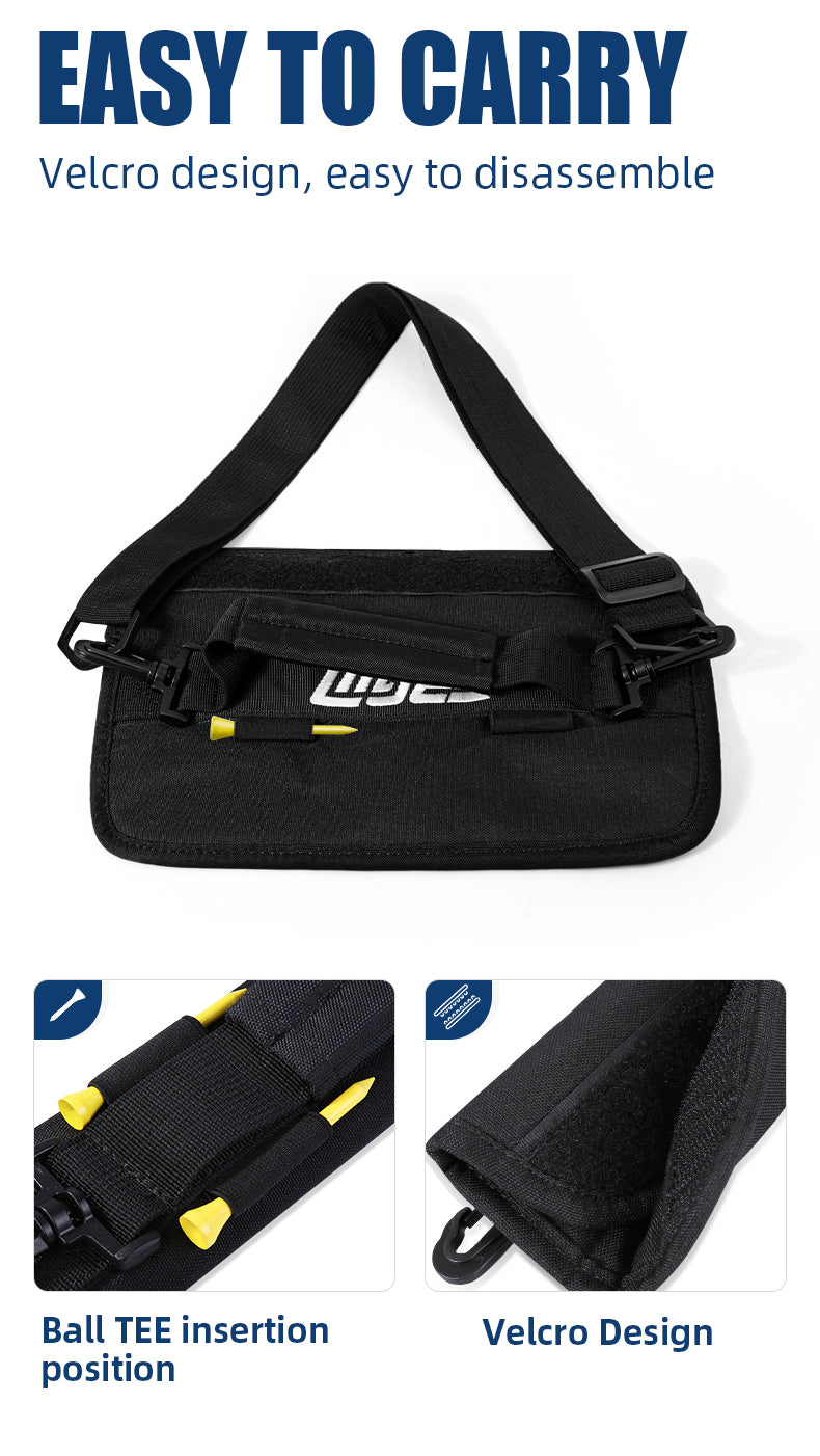 PGM SOB006 golf half bag 600D PU small golf range bag portable carry golf bag