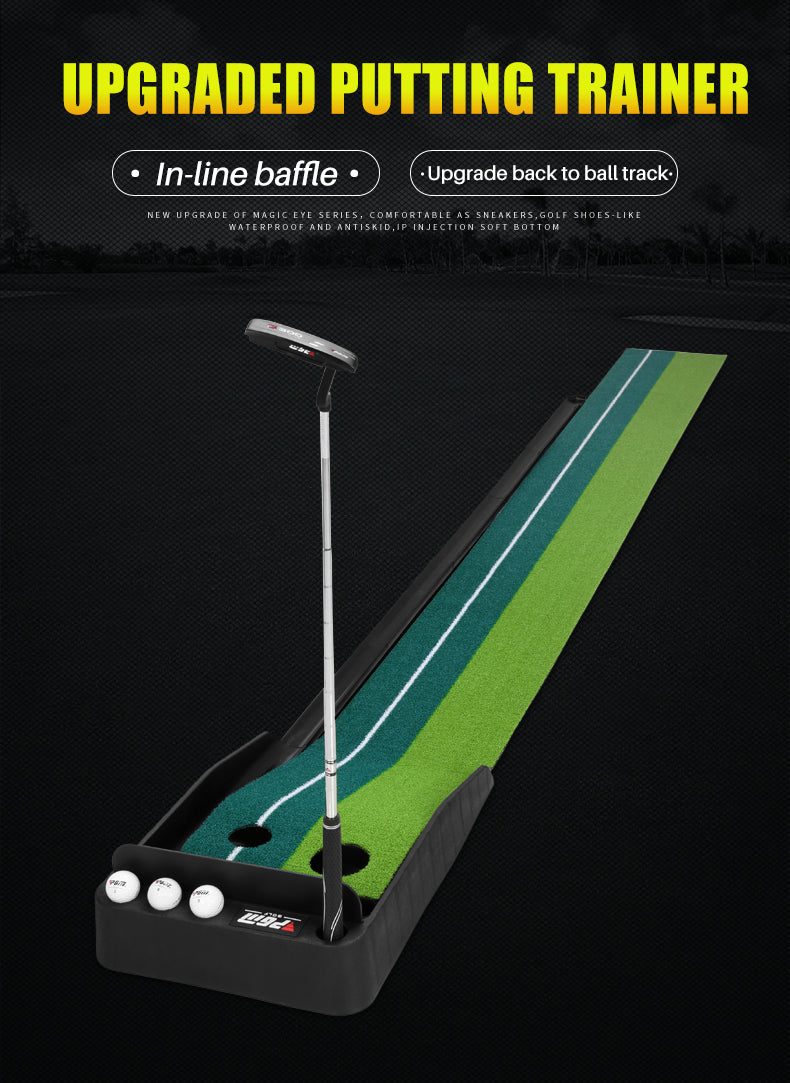 PGM TL004 custom golf putting mat indoor golf putting green practice portable golf mat