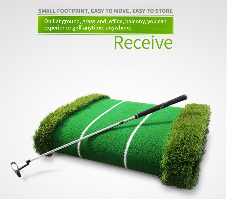 PGM GL009 mini golf putting green trainer putting green mat with two aiming line