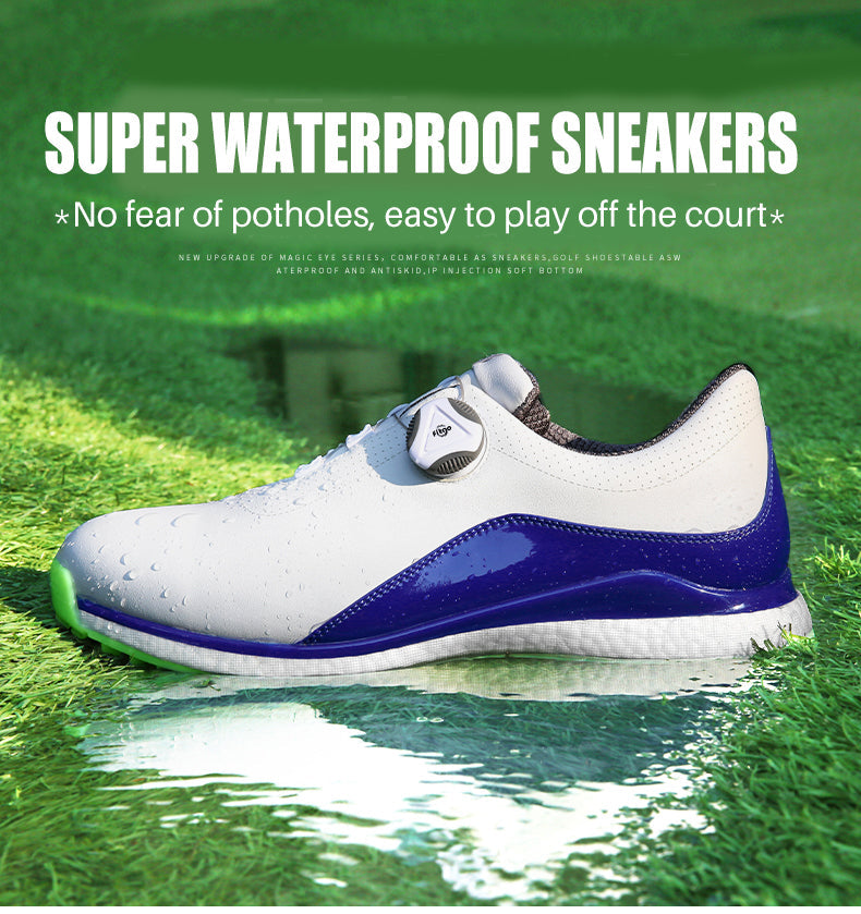PGM XZ173 custom golf shoes spikes light weight mens golf shoes