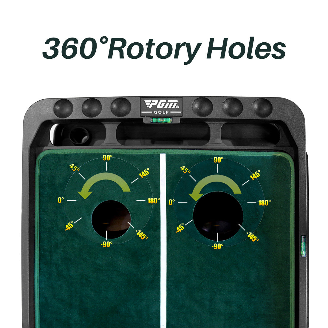 PGM TL010 adjustable slope golf practice mat outdoor auto ball return training golf mat