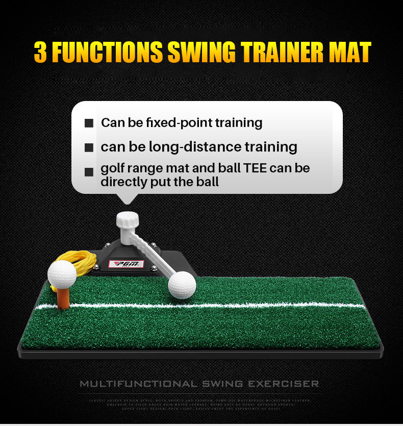 PGM HL001 China mini golf swing trainer mat office indoor practice golf chipping mat