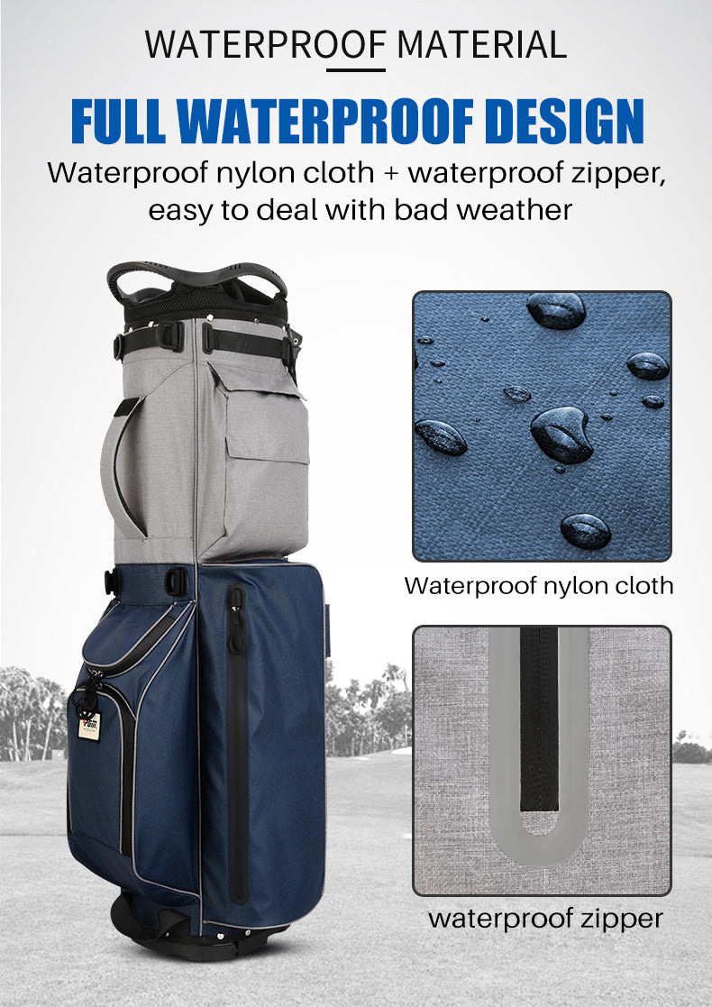 PGM QB070 nylon golf bag sunday lightweight waterproof golf stand bag