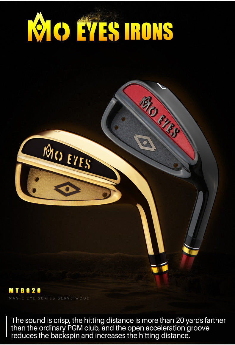 MO EYES Tig020 steel 455 face golf irons high quality patent mens golf club