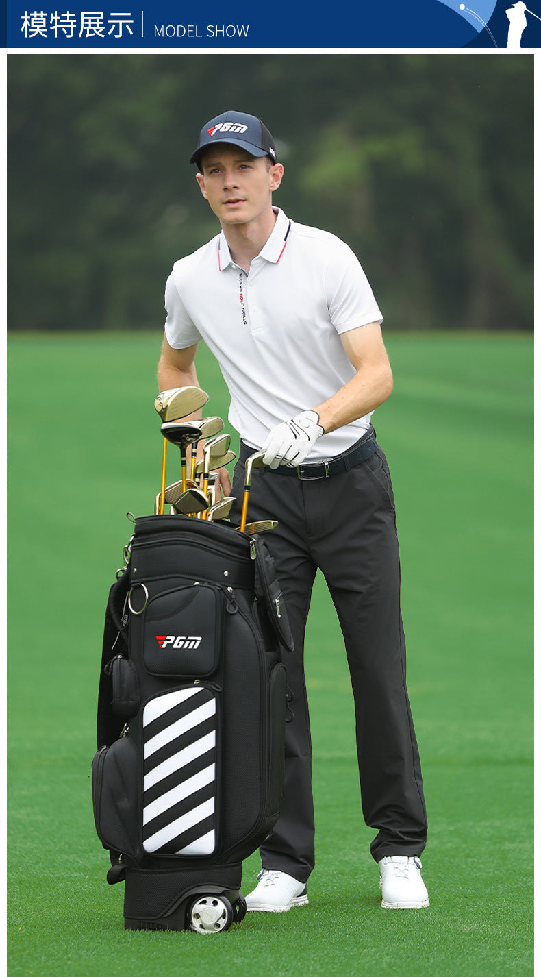 PGM YF393 quick dry golf polo shirt men short sleeve plain golf polo shirt