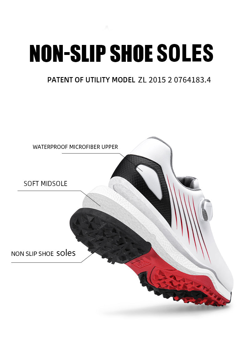 MOEYES M22XZ02 winter golf ball shoes men waterproof golf sneakers custom golf shoes