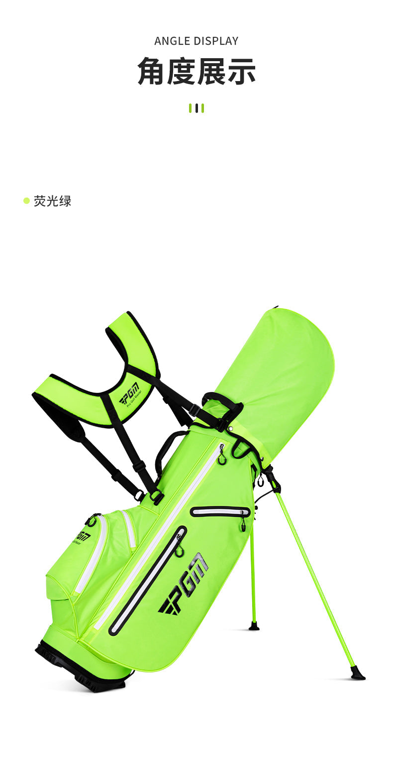 PGM QB116 golf carry stand bag waterproof personalized Korea style plaid golf bag