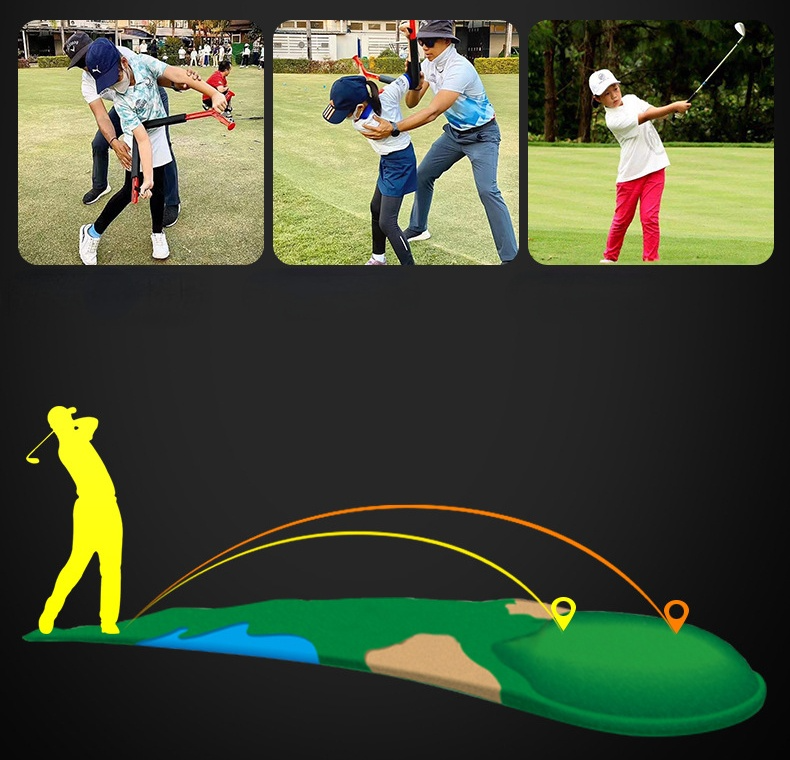 Warm-Up Exercise Golf Spinner, Correct Golf Swing Trainer Indoor Improve Distance Plane Do Corrector Swing Motion