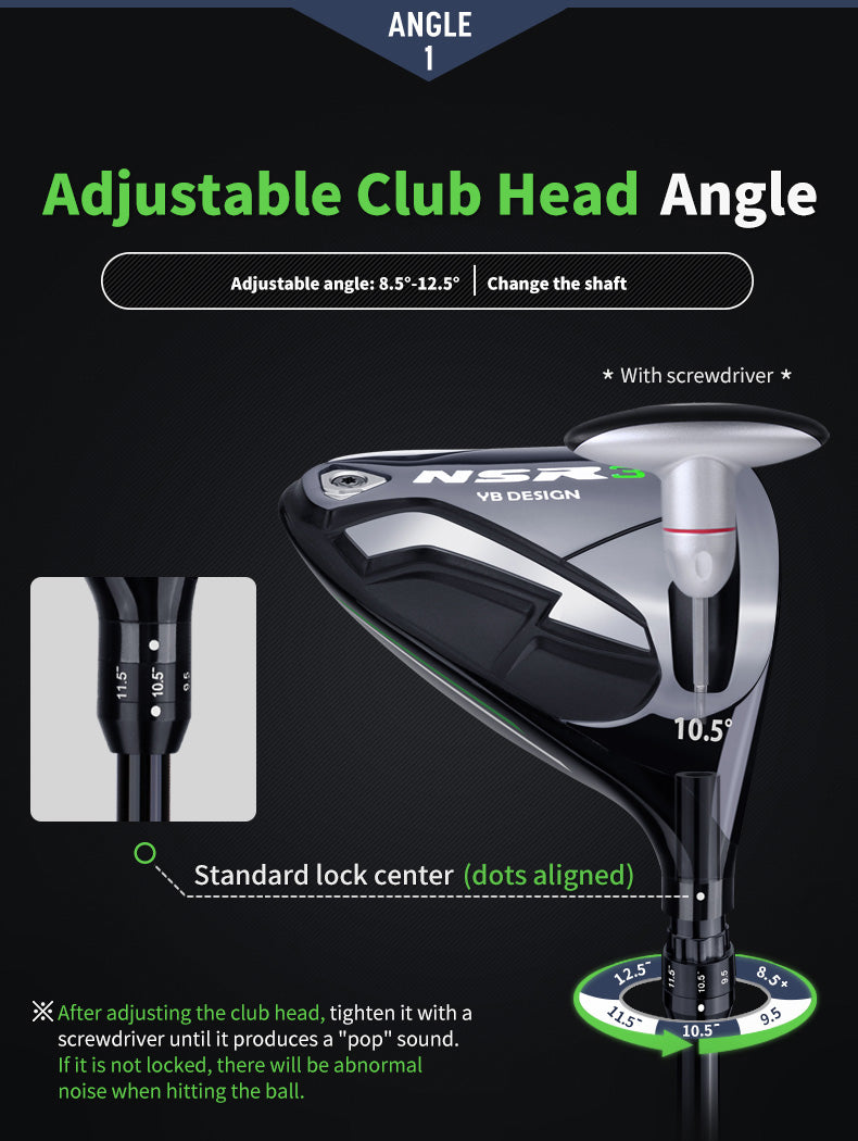 PGM MG033 golf driver large adjustable high rebound golf club driver