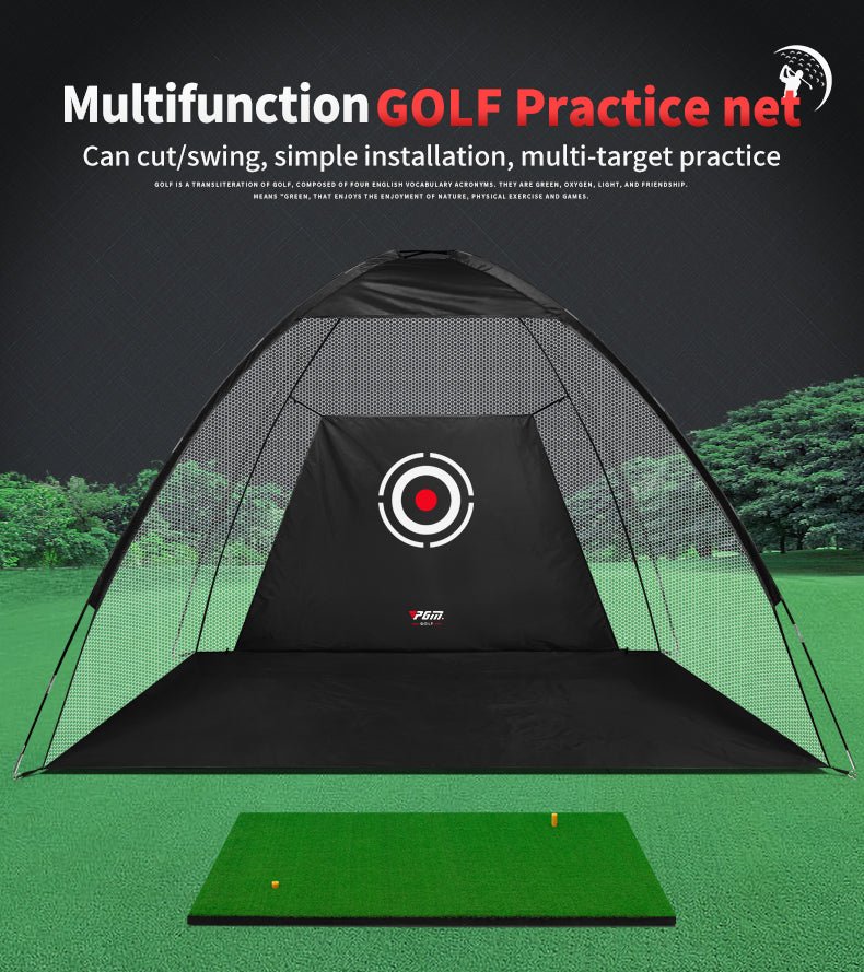 PGM LXW002 wholesale golf practice chipping net training golf net with target