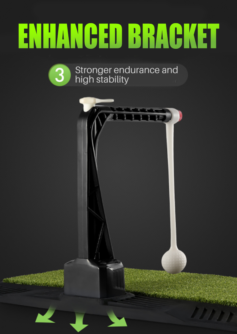 PGM HL007 adjustable height golf trainer swing mat practice aid indoor golf swing trainer