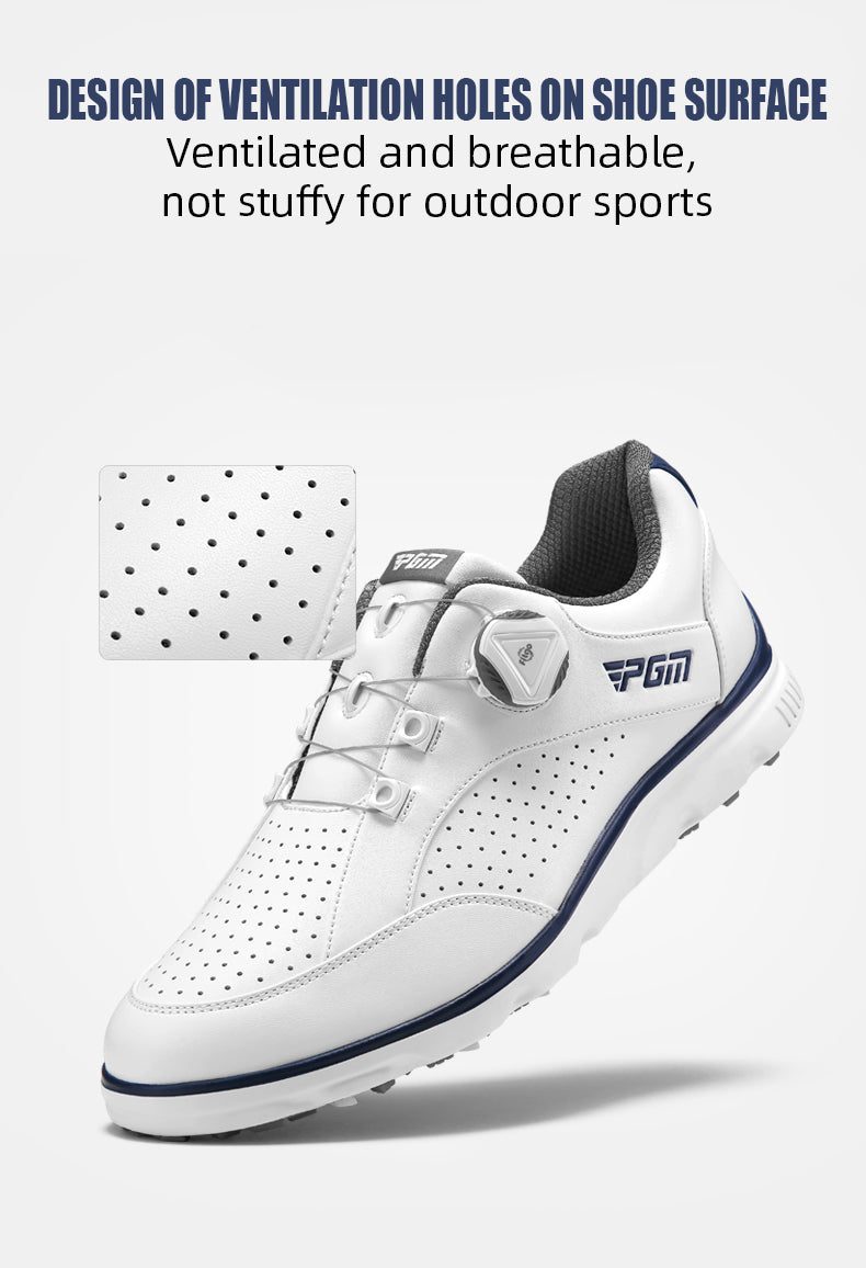 PGM XZ245 golf course shoes wholesale custom made blank golf shoes