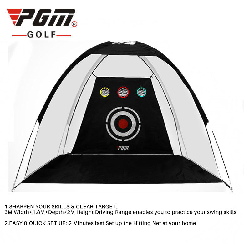 PGM LXW013 golf net cage practice outdoor backyard golf net with target