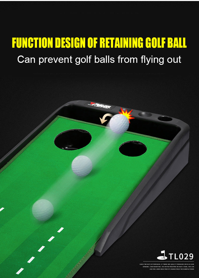 PGM TL029 deluxe electric return putting training mat golf putting mat