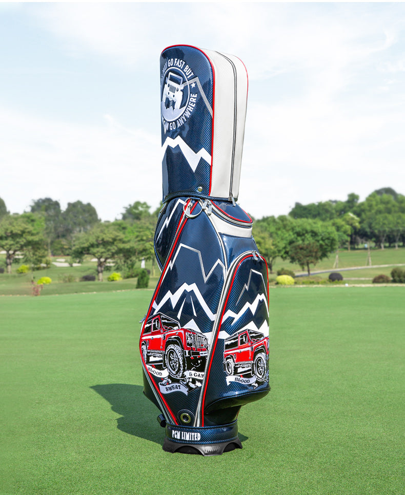 PGM QB112 golf club bag men pu leather custom logo tour golf bag waterproof golf bag