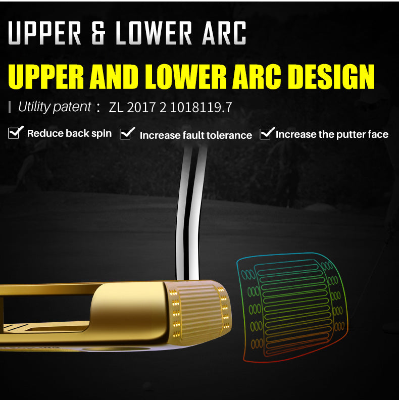 PGM TUG022 customized golf clubs golf putter cnc milled mallet golf putter
