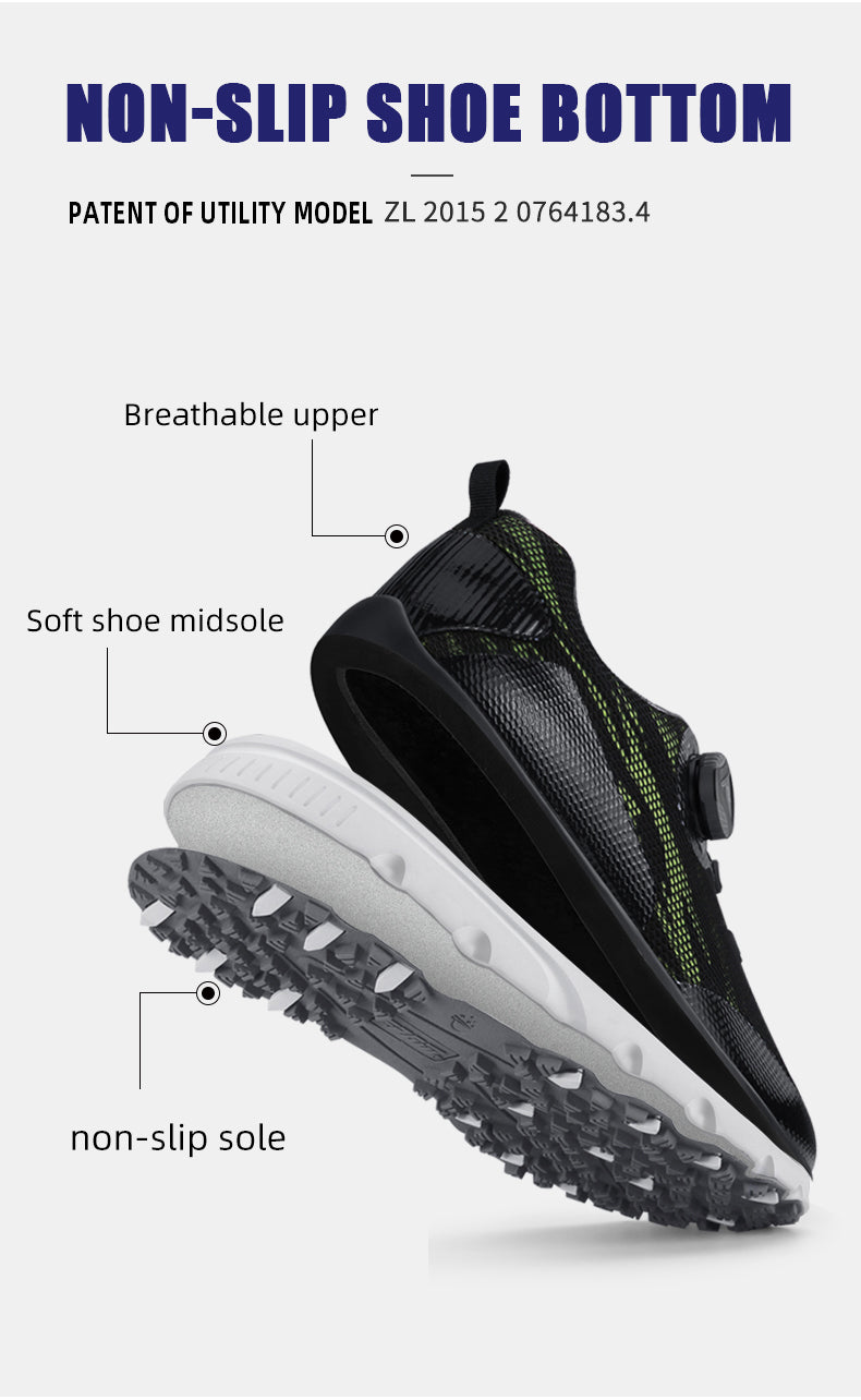 PGM XZ228 wholesale rubber men golf shoes lightweight mesh golf shoes