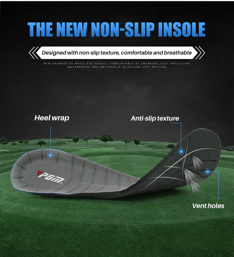 PGM XZ161 New Arrival Men's Anti-Slip Waterproof Auto-Lacing Golf Shoes