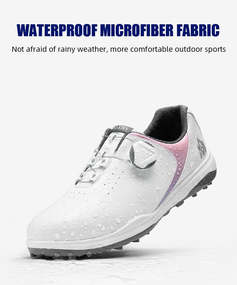 MOEYES M22XZ04 womens waterproof golf shoe high quality luxury brand anti skid golf shoes