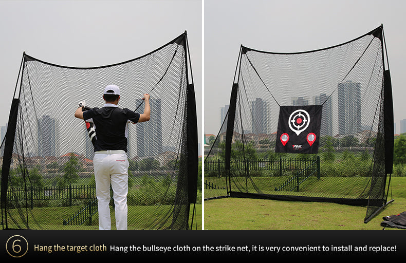 PGM LXW015 Outdoor & Indoor Golf Swing Training Practice net training aids