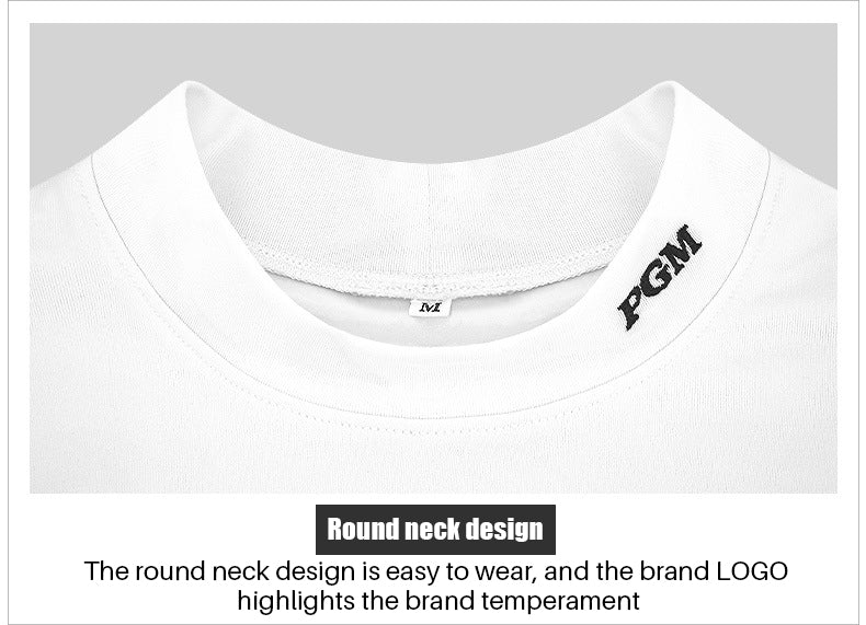 PGM YF388 mens long sleeve golf shirt custom logo oem branded golf shirt