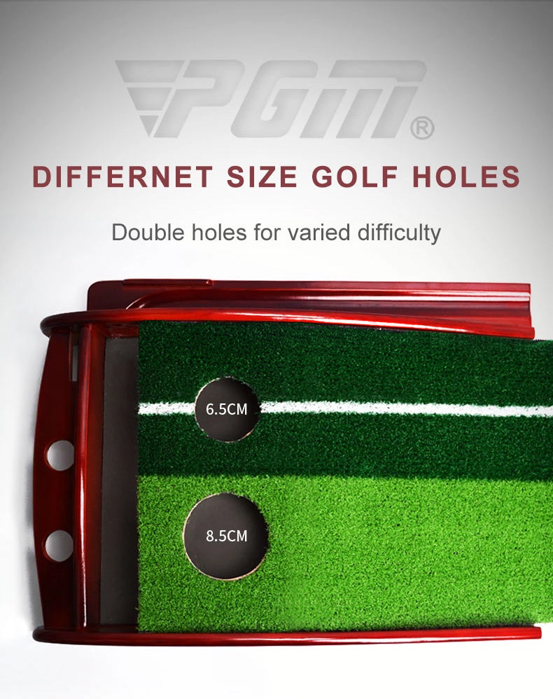 PGM TL001 3/3.5M custom wooden golf putting mat indoor putting mat