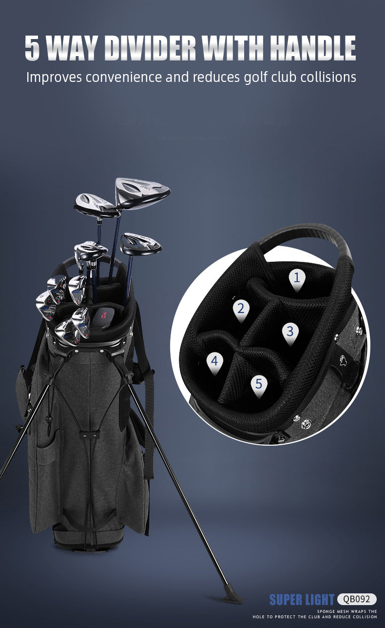 PGM QB092 custom golf stand bag quality lightweight stand golf bag with strap