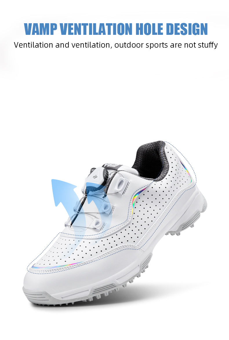 PGM XZ243 microfiber leather luxury golf shoes waterproof young golf shoes
