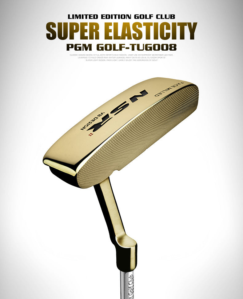 PGM TUG013 steel high quality cnc milled golf putter practice gold golf putter