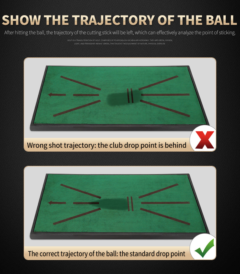 PGM DJD025 diy golf trajectory display hitting mat velvet driving range golf hitting mat