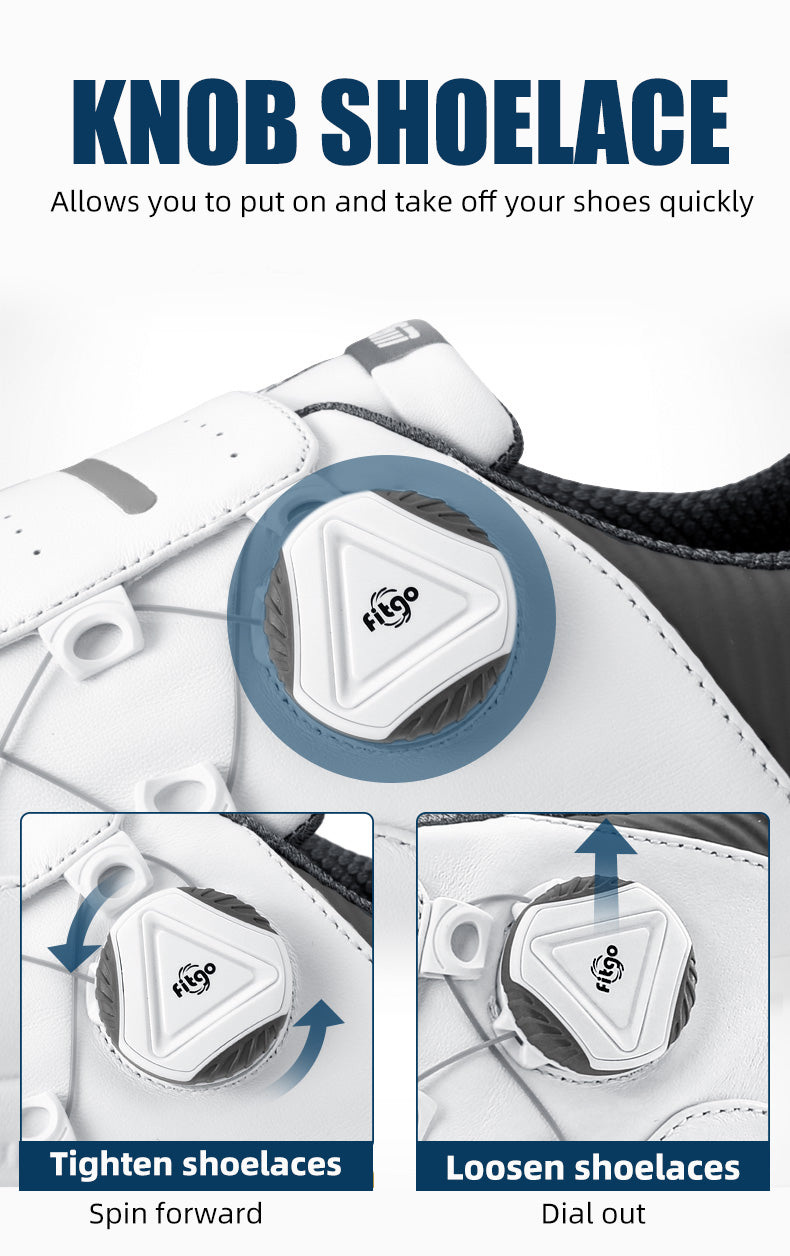 PGM XZ189 mens designer golf shoes manufacturers black waterproof spike golf shoes