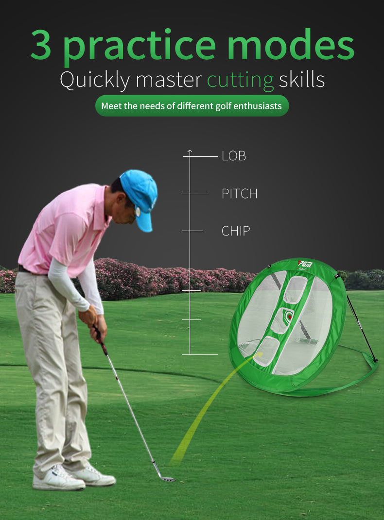 PGM LXW016 foldable golf practice net chipping net pop up golf chipping net