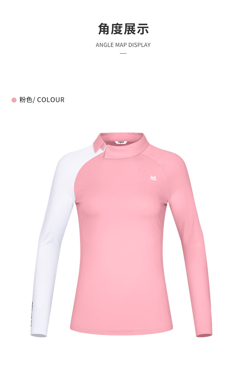 PGM YF485 tennis golf shirt good quality ladies long sleeve golf shirt
