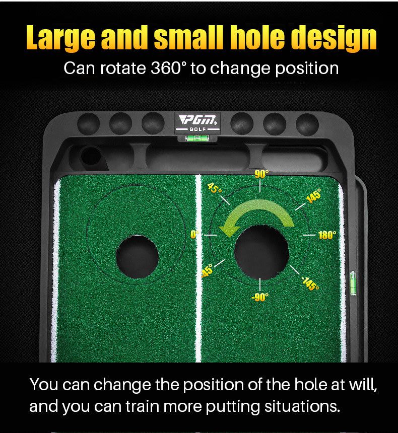PGM TL010 adjustable slope golf practice mat outdoor auto ball return training golf mat