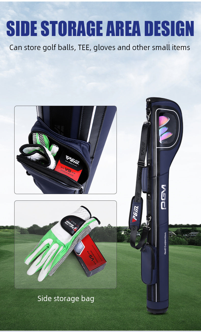 PGM QIAB021 portable sunday golf gun bag personalized luxury golf sunday bag