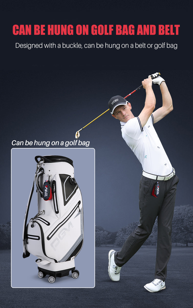PGM SOB005 golf ball mini waist pouch bag portable customised golf ball bag