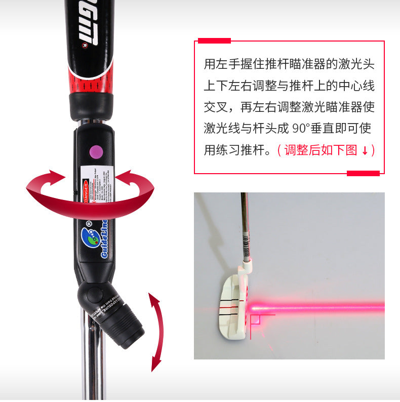 Putter (Laser) Pointer Putting Training Aids Portable Corrector Trainer Practice Accessories