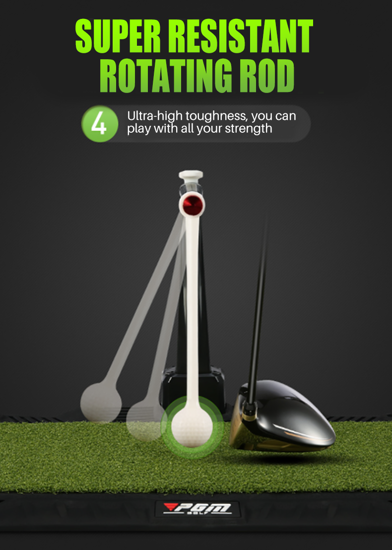 PGM HL007 adjustable height golf trainer swing mat practice aid indoor golf swing trainer