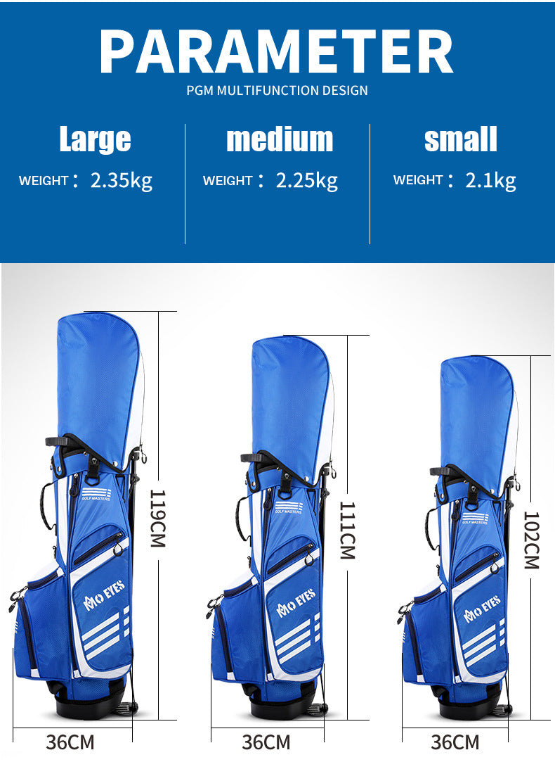 MOEYES QB059 junior sunday lightweight nylon golf bag