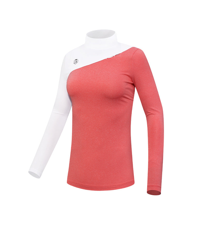 PGM YF447 high end custom golf shirt long sleeve polyester spandex women's golf shirt