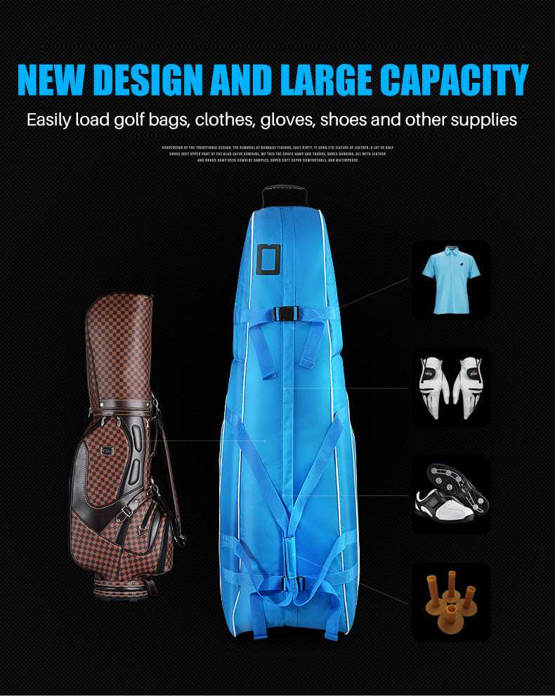 PGM HKB008 soft-sided golf bag travel case flight waterproof light weight golf travel bag