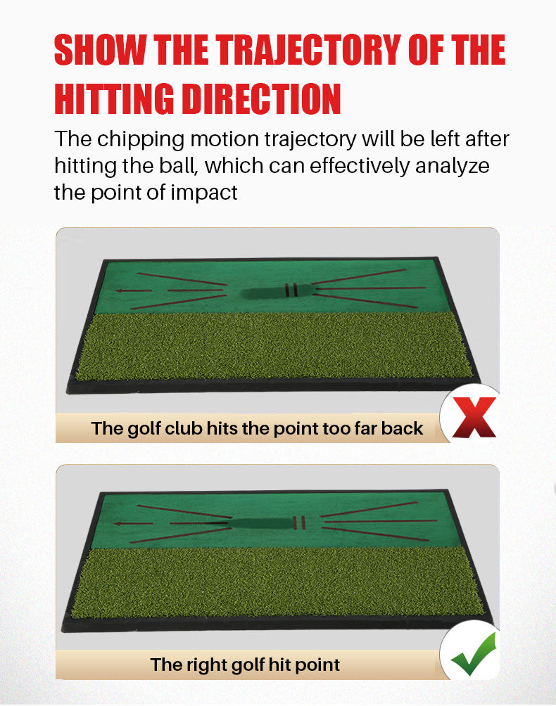 PGM DJD031 2 in 1 indoor turf golf hitting mat artificial grass golf chipping mat