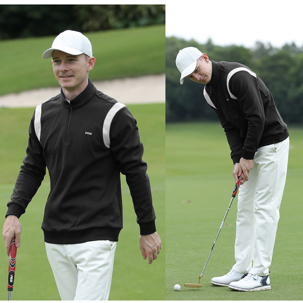 PGM YF506 men golf shirts long sleeve wholesale pullover golf sweater for men