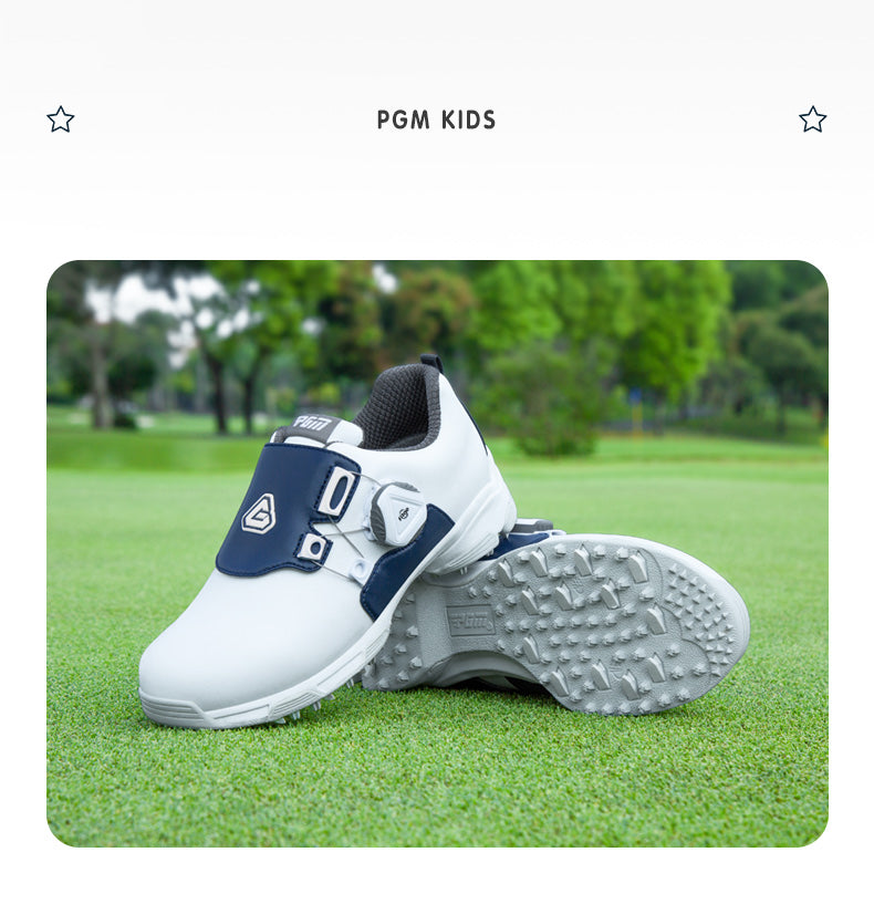 PGM XZ211 new style kids golf shoes non slip waterproof golf shoes