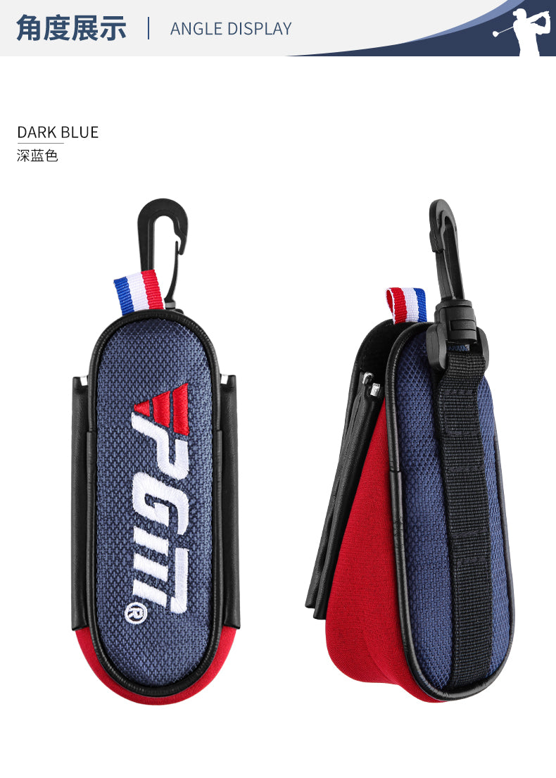 PGM SOB005 golf ball mini waist pouch bag portable customised golf ball bag
