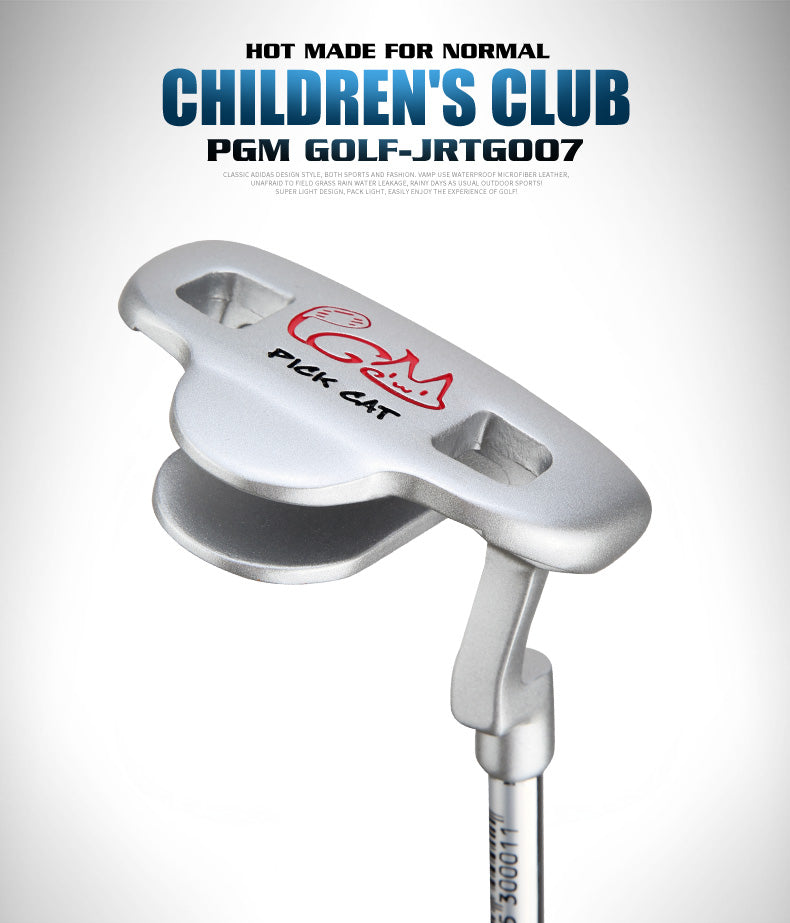 PGM PICK CAT JRTUG007 kids custom mini golf putter indoor rubber golf club putter