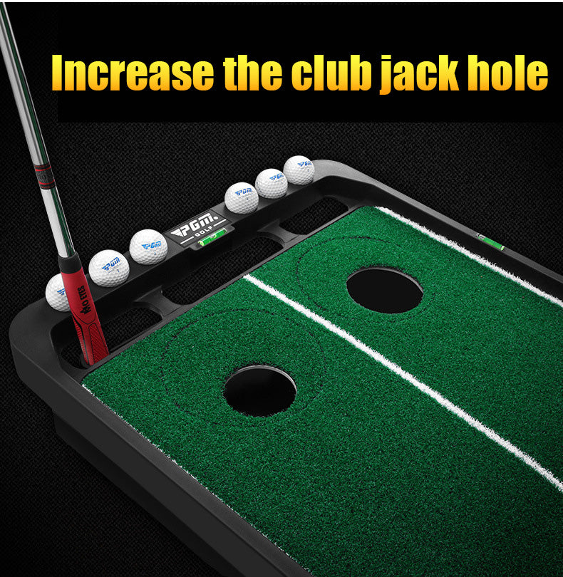 PGM TL010 adjustable slope golf practice mat outdoor auto ball return training golf mat